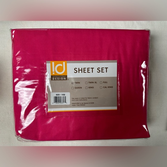 Hot pink Twin Size bed sheets - Picture 1 of 2